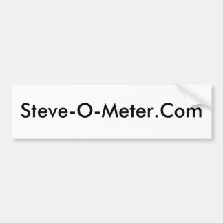 Steve-O-Meter.Com Autoaufkleber
