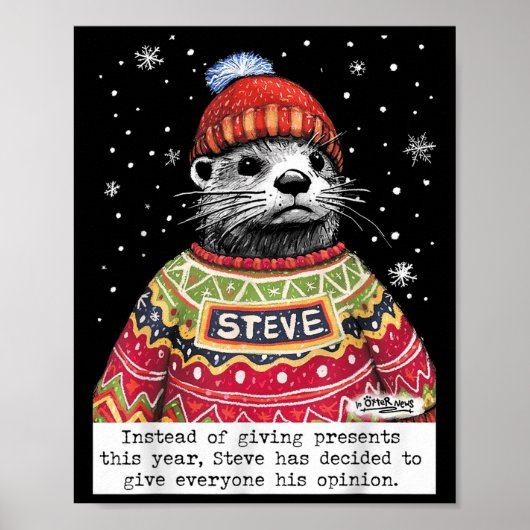 Steve Otter Instead Of Giving This Year Poster (Vorne)
