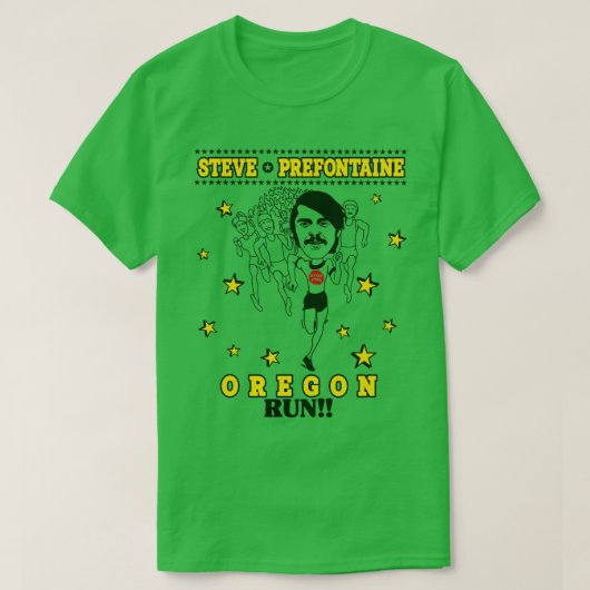 Steve Prefontaine Oregon Run T-Shirt (Design vorne)
