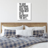Steve Prefontaine Quote Leinwanddruck (Insitu (Schlafzimmer))