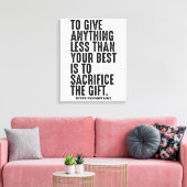 Steve Prefontaine Quote Leinwanddruck (Insitu (Wohnzimmer))