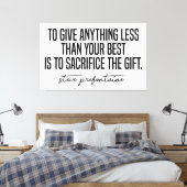 Steve Prefontaine Quote Leinwanddruck (Insitu (Schlafzimmer))