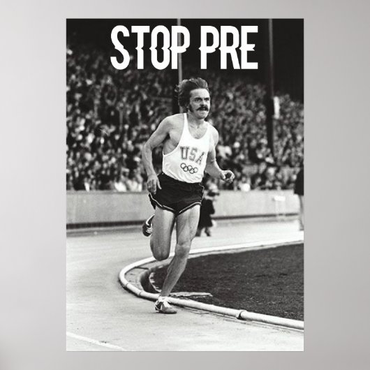 Steve Prefontaine Quote Poster (Vorne)