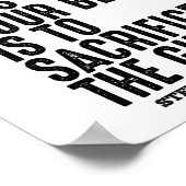 Steve Prefontaine Quote Poster (Ecke)