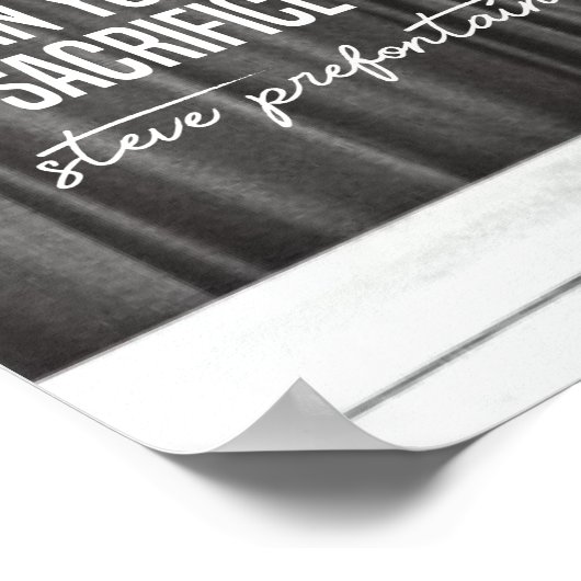 Steve Prefontaine Quotes Poster (Ecke)