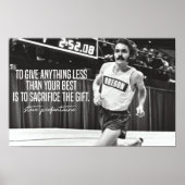 Steve Prefontaine Quotes Poster (Vorne)