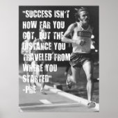 Steve Prefontaine Quotes Poster (Vorne)