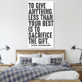 Steve Prefontaine Running Quotes Leinwanddruck (Insitu (Schlafzimmer))