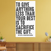 Steve Prefontaine Running Quotes Leinwanddruck (Insitu (Wohnzimmer))
