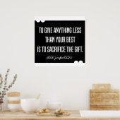 Steve Prefontaine Running Quotes Poster (Küche)