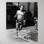 Steve Prefontaine Stopp Pre Poster (Vorne)