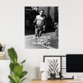 Steve Prefontaine Stopp Pre Poster (Heimbüro)