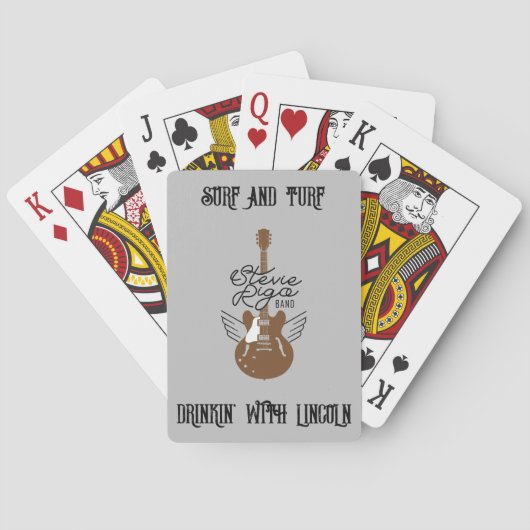 Steve Rigo Band Playing Cards Spielkarten (Rückseite)