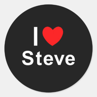 Steve Runder Aufkleber