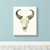 Steve Skull Canvas Print Leinwanddruck (Insitu (Holzboden))