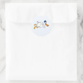 Steve Stork Runder Aufkleber (Tasche)