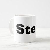 Steve-Tasse Kaffeetasse (Vorderseite Links)