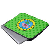 Steve-Typ-Laptop Laptopschutzhülle (Vorne Knopf)