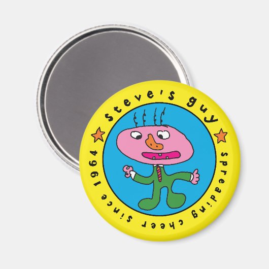 Steve-Typ-Magnet Magnet (Vorderseite/Rückseite)