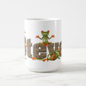 Steve u. Frösche Tasse (Mittel)
