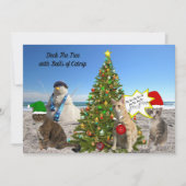 Steve und Jessica Weihnachtskarte Karte (Vorderseite)