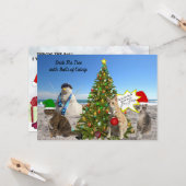 Steve und Jessica Weihnachtskarte Karte (Vorderseite/Rückseite Beispiel)