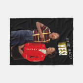 Steve Urkel Familie S Sie sagte ja! Aufkleber Fleecedecke (Vorderseite (Horizontal))