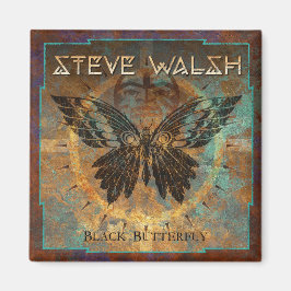 Steve Walsh Black Butterfly Magnet