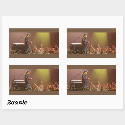 Steve Walsh Rocks Stickers (Blatt)