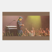 Steve Walsh Rocks Stickers (Vorderseite)