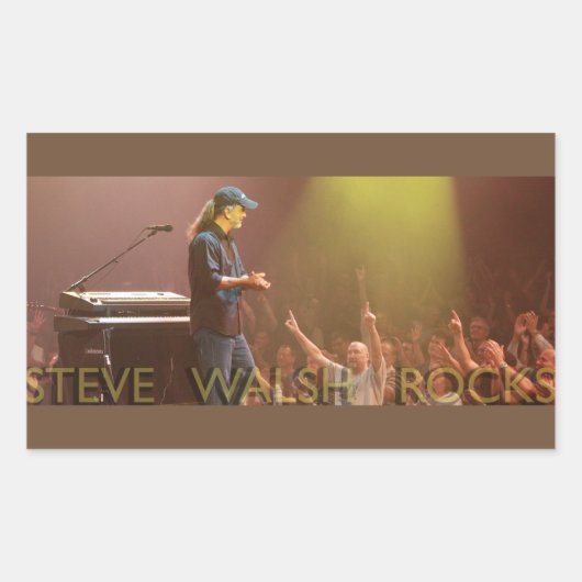 Steve Walsh Rocks Stickers (Vorderseite)