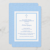 Steven Blue Einladung ausstellen (Vorne/Hinten)