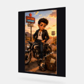 Steven Chibi Rockabilly Acrylschild (Winkel)