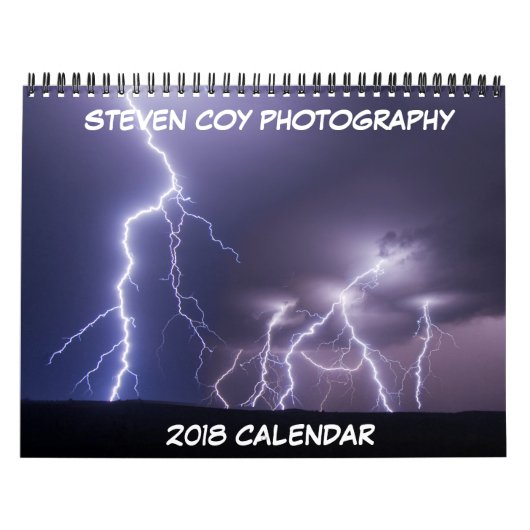 Steven Coy Fotografy 2018 Calendar Kalender (Titelbild)