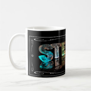 Steven - der NamensSteven in 3D beleuchtet Kaffeetasse