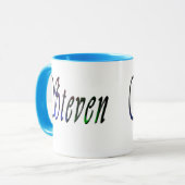 Steven Name Logo, Tasse (Vorderseite Links)