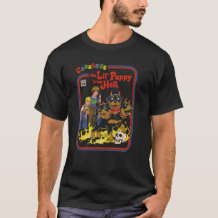Steven Rhodes Cerberus Lil Puppy von Hell Retro D T-Shirt