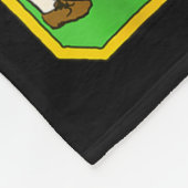 Steven Rhodes Don't Talk To Strangers Alien Retro Fleecedecke (Ecke)