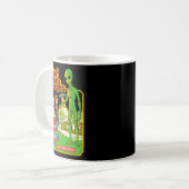 Steven Rhodes Don't Talk To Strangers Alien Retro Kaffeetasse (Vorderseite Links)