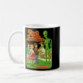 Steven Rhodes Don't Talk To Strangers Alien Retro Kaffeetasse (Links)