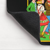 Steven Rhodes Don't Talk To Strangers Alien Retro Mousepad (Ecke)