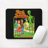 Steven Rhodes Don't Talk To Strangers Alien Retro Mousepad (Mit Mouse)
