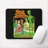 Steven Rhodes Sprich nicht mit Fremden Alien Retro Mousepad (Mit Mouse)