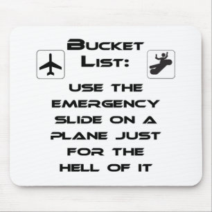 Steven Slater Inspiriert Bucket List Shirt Mousepad