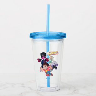Steven Universe   Aktion Crystal Gem Group Acryltrinkbecher