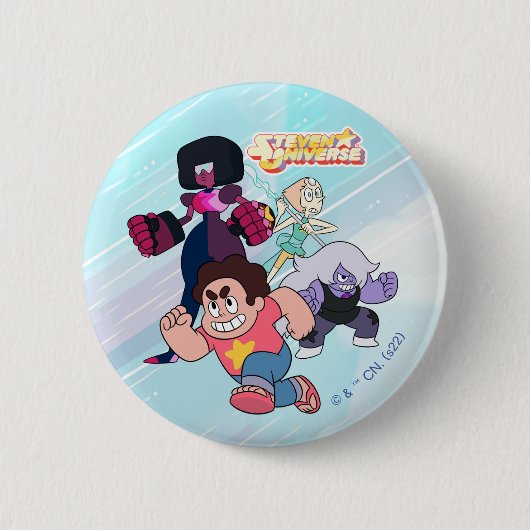 Steven Universe | Aktion Crystal Gem Group Button (Vorderseite)