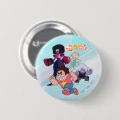 Steven Universe | Aktion Crystal Gem Group Button (Vorne & Hinten)