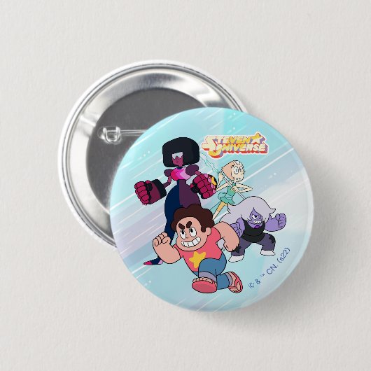 Steven Universe | Aktion Crystal Gem Group Button (Vorne & Hinten)