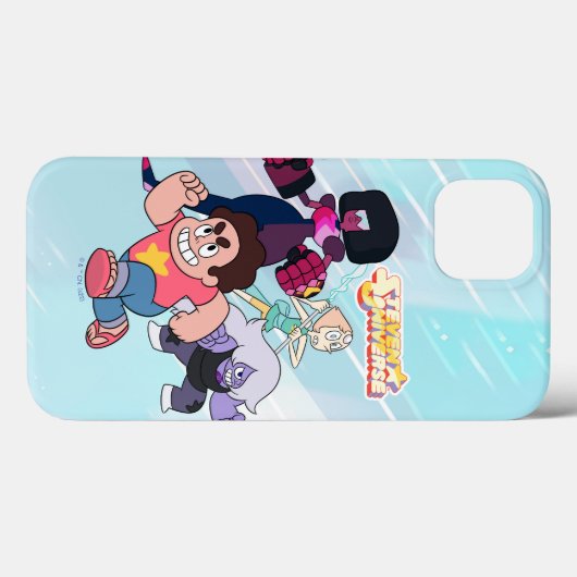 Steven Universe | Aktion Crystal Gem Group Case-Mate iPhone Hülle (Rückseite (Horizontal))