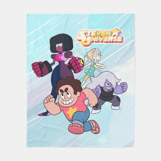 Steven Universe | Aktion Crystal Gem Group Fleecedecke (Vorderseite)